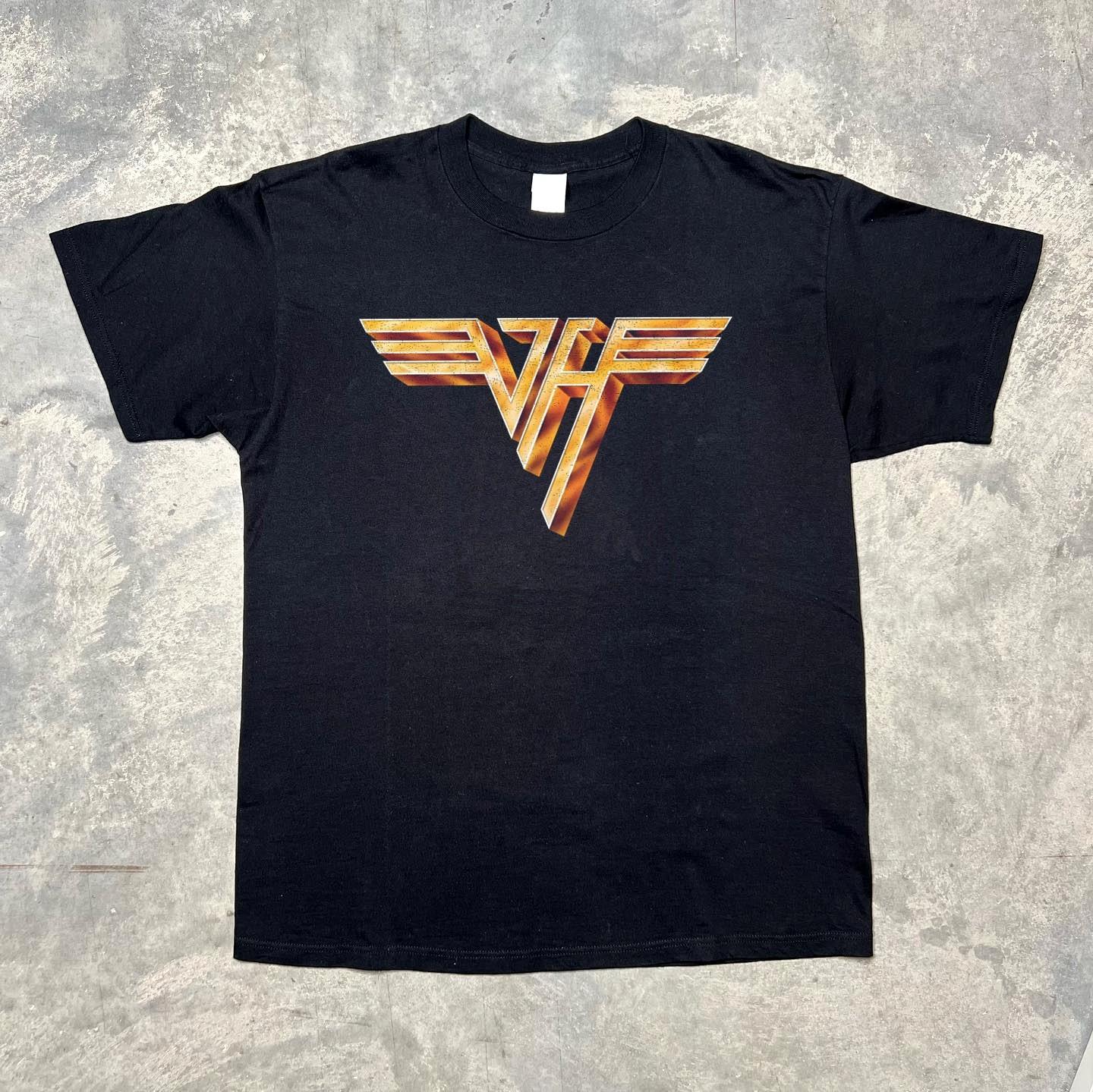 Van Halen Classic Logo Vintage Black Unisex T-shirt Size S-5XL XXL