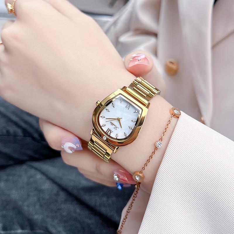 Fritillary Plate Women'S Watch Waterproof Fashion Trend Simple Leisure Atmosphere Student Style Women'S Watch Roman Watch