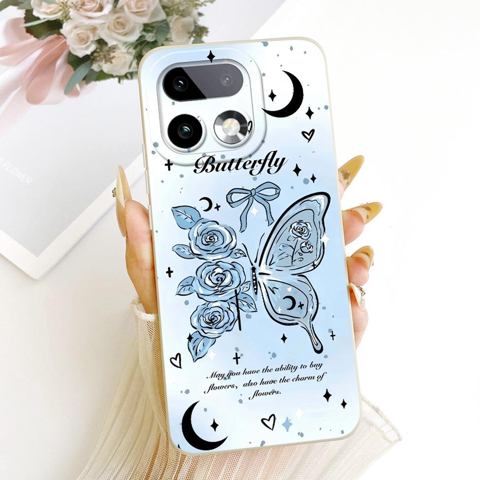 For Realme 16 Pro Plus Case Cover Cute Kawaii Luxury Fashion Flowers Painted Silicone Casing For Realme RMX5131