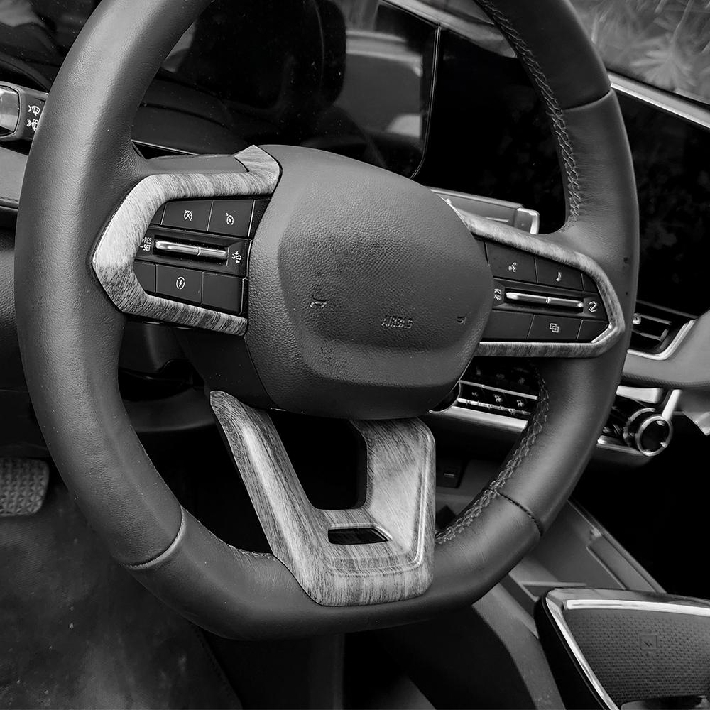 Car Interior Accessories RS Model Steering Wheel Button Cover Frame ABS Plastic For Chevrolet Equinox 2025-2026 Left-hand Drive
