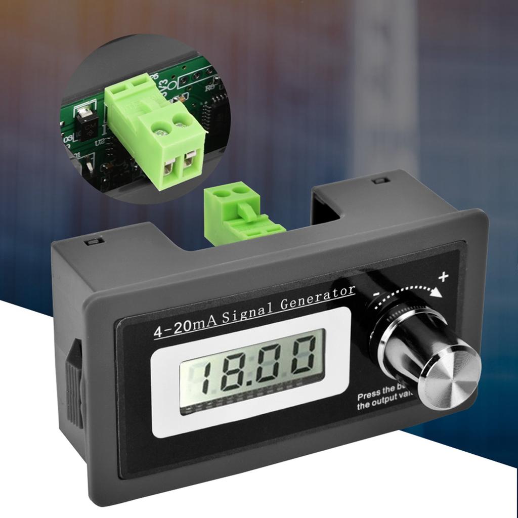 High Accuracy 4 20mA Current Loop Signal Generator Two wire Transducer Test