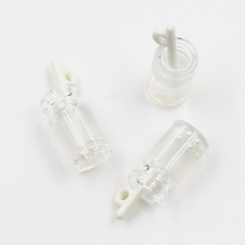 10Pcs Charms Pearl Soda Milk Tea Pendants Crafts Making Findings Handmade Jewelry Diy Earrings Necklace