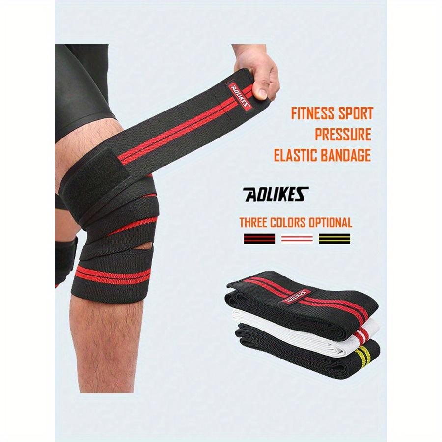 1pc Men Women Adjustable Compression Knee Wrap Support for Squat Weighting