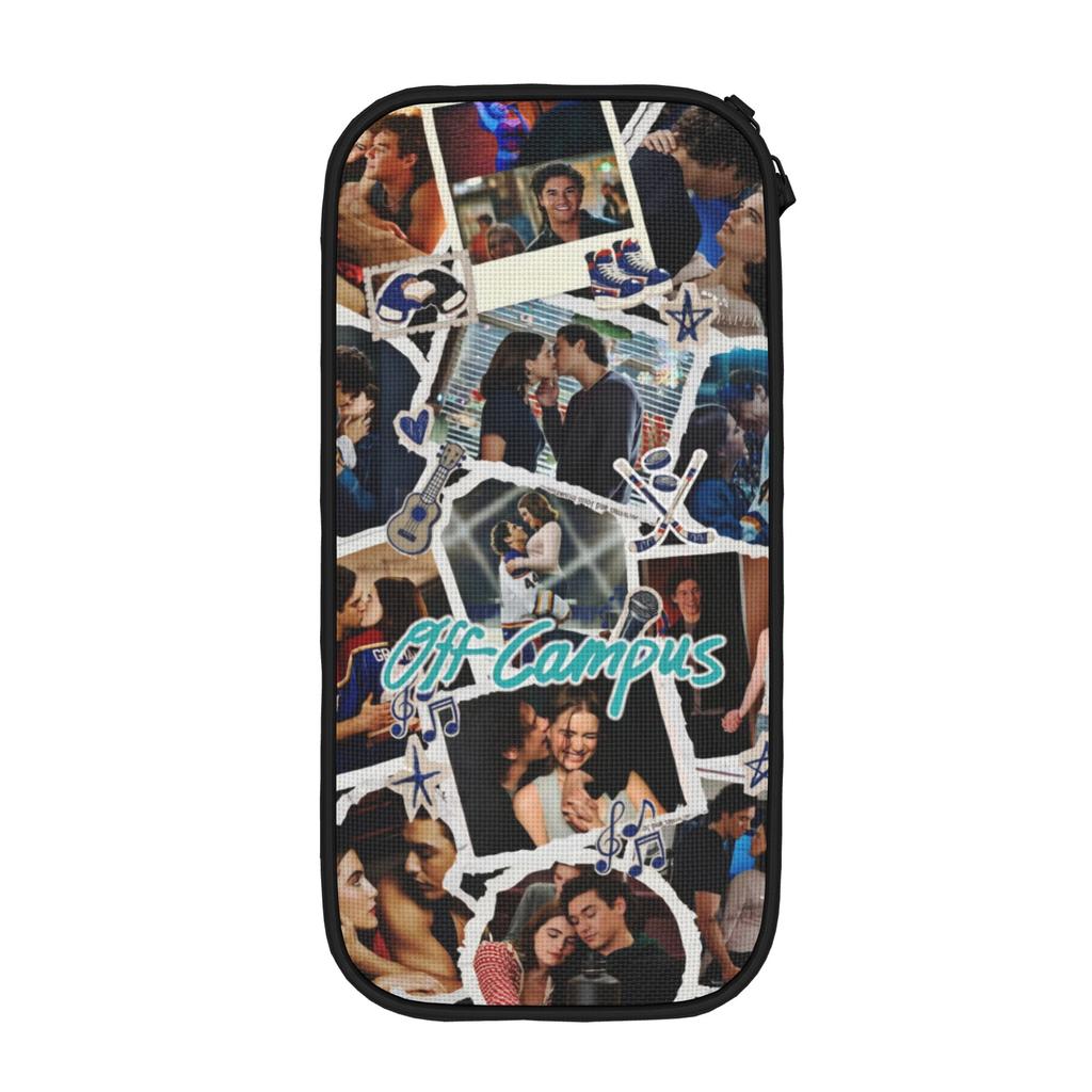 Large Capacity Pencil Case Off Campus TV Series 2026 Merch Double Layer Pencil Box Girl Make Up Bag Suprise Gift