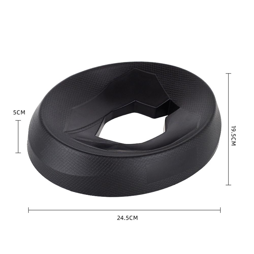 Helmet Service Helmet, PU Polyurethane Helmet Bracket Donut   for Motorcycle Scooter Snowmobile for Cln   Remove Pads, 24.5x19.5x5cm
