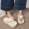 Popular Soft-soled Thick-soled Star Slippers Outer Wear 2025 Summer New Non-slip Casual Herringbone Cool Slippers Women