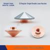 Purple Copper D32 Laser Cutting Machine Nozzle - Single & Double Layer