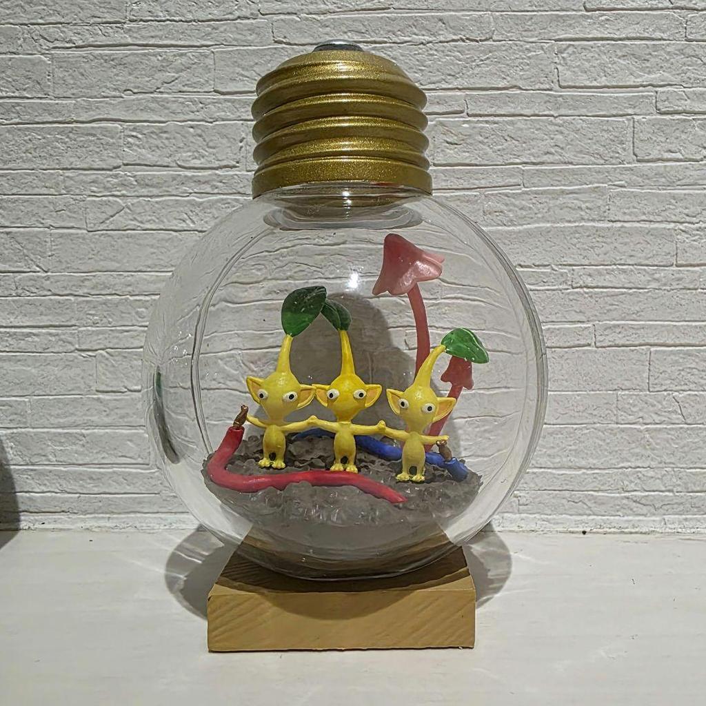 [USED] Pikmin Terrarium Collection, Complete Set of 6 Types, Used