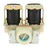 DN20 G34 DC 12V Normally Closed Dual Head Water Inlet Solenoid Valve for Washing Machine
