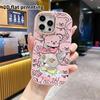 Phone case: 2D flat design suitable for iPhone 18 17 16 15 14 13 Pro protective case, couple style, gray cat, Christmas and Halloween gifts