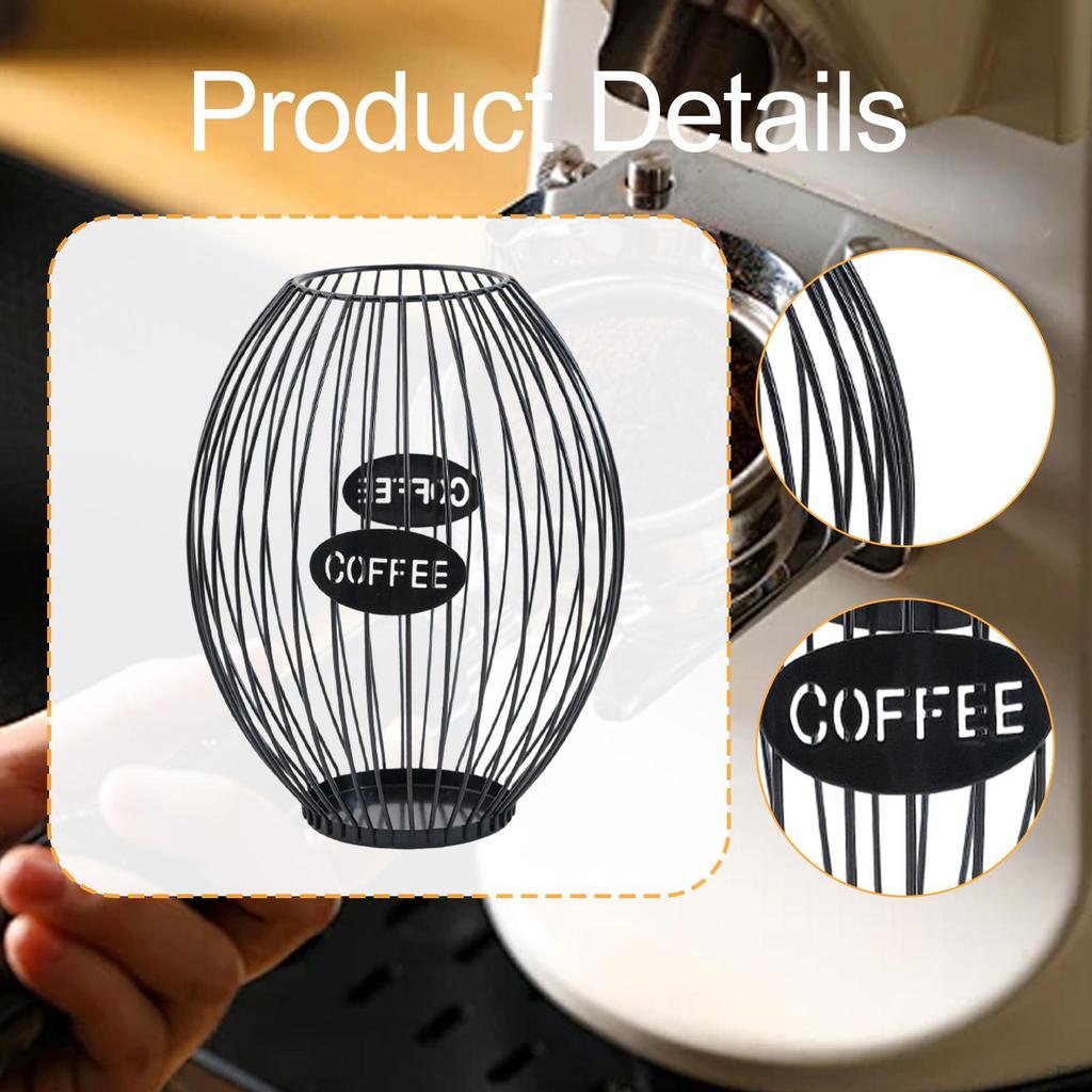 Kaffeekapselhalter Korb Organizer Behälter Kapsel Dekorativeisen Geeignet für