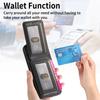 For iPhone 16e Case Cloth Texture Leather+PC+TPU RFID Blocking Phone Cover with Card Holder