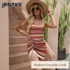 JPNTKY Women's Fashion Summer Spring Sleeveless U-Neck Casual Dresses