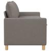 Sofa Taupe 156 x 81 x 87.5 cm Fabric