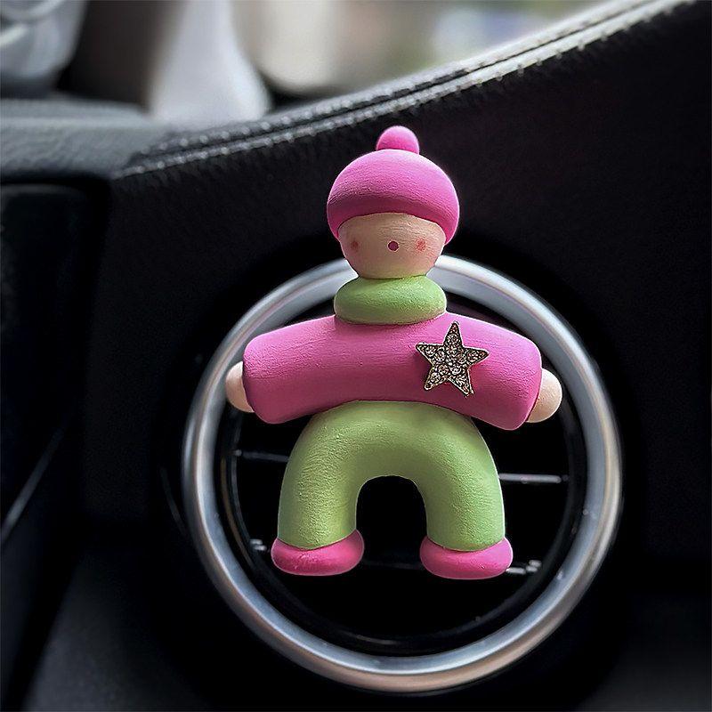 2024 New Arrival Creative Car Aromatherapy Perfume Car Vent Decoration Fragrant Stone Car Interior Decoration Ornament Gift