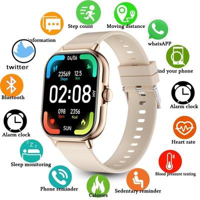 2025 New Smart Watch Men and Women Smart Bracelet Sports Activity Tracking Monitoring IP67 Waterproof Ladies Smartwatch