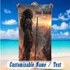 Beach Towel Custom Name Text, Quick Dry Large Towel For Beach HomePredator