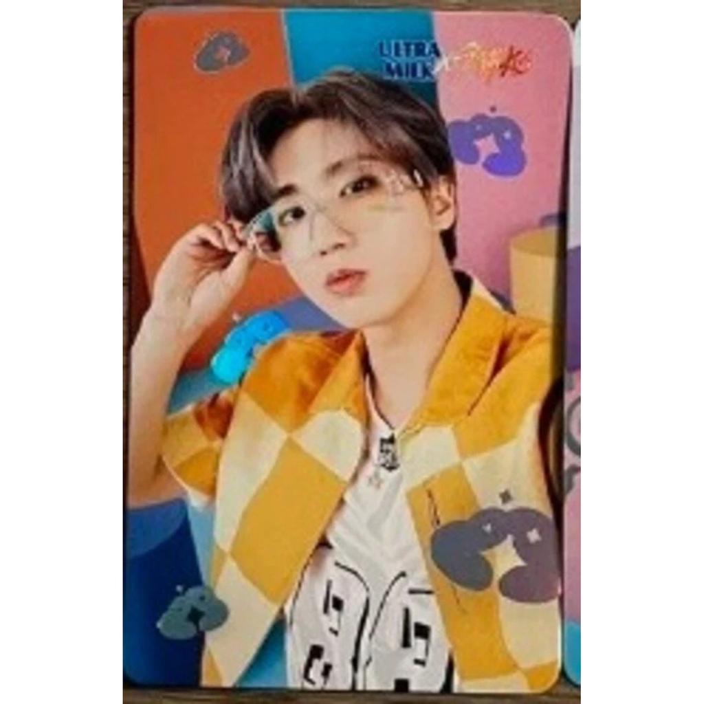 STRAY KIDS ULTRA MILK OFFICIAL Photo Card INDONESIA ROCK STAR STAR HOLOGRAM