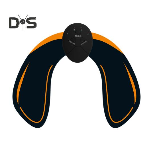 Gesäßtrainer mit Fernbedienung, 6 einstellbare Modi, Smart Hip Glute Toner, EMS-Muskelstimulator, Booty-Trainingspflaster, Massagegerät, Trainingsmaschine