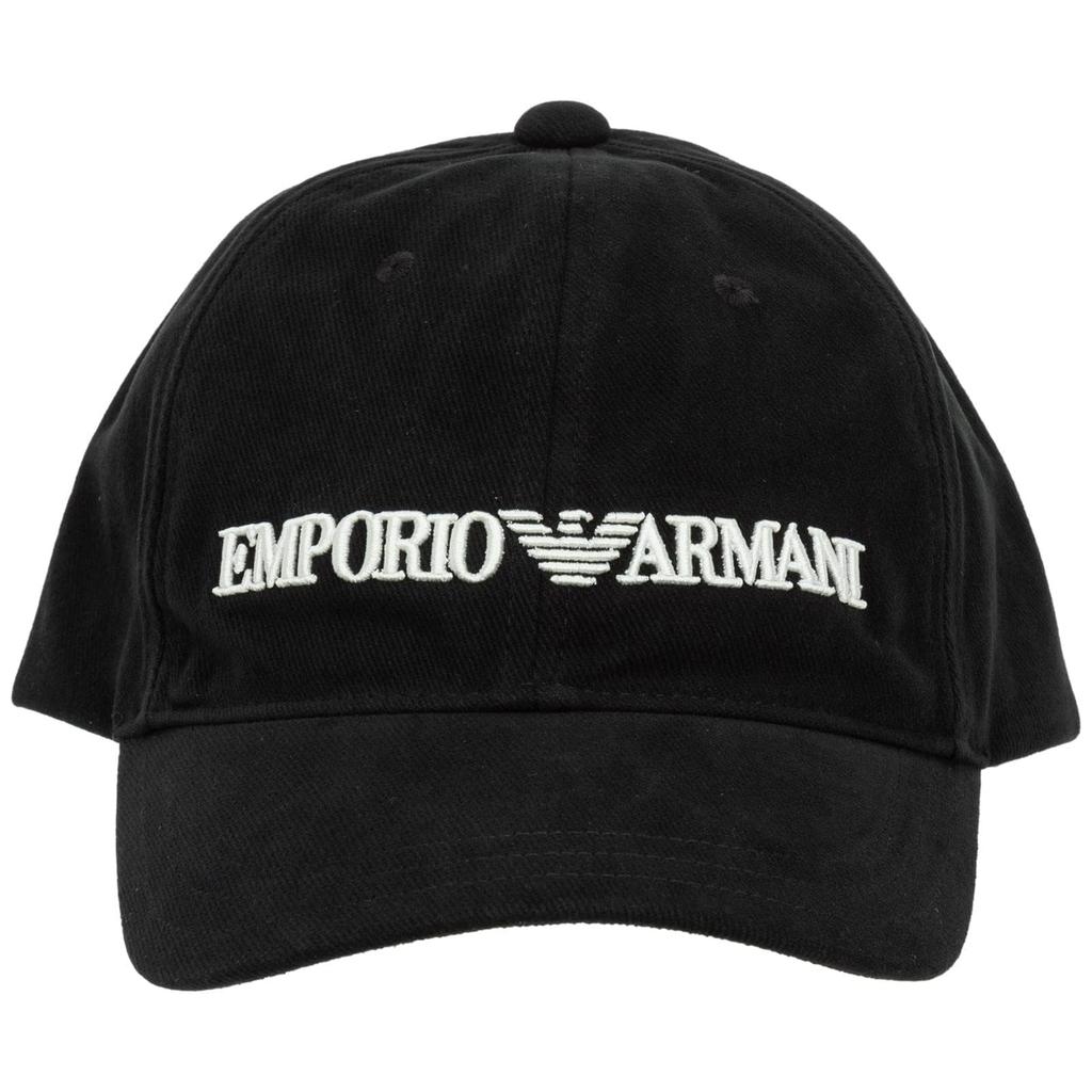 Emporio Armani Cap, Black, for Men and Women [Parallel Import]