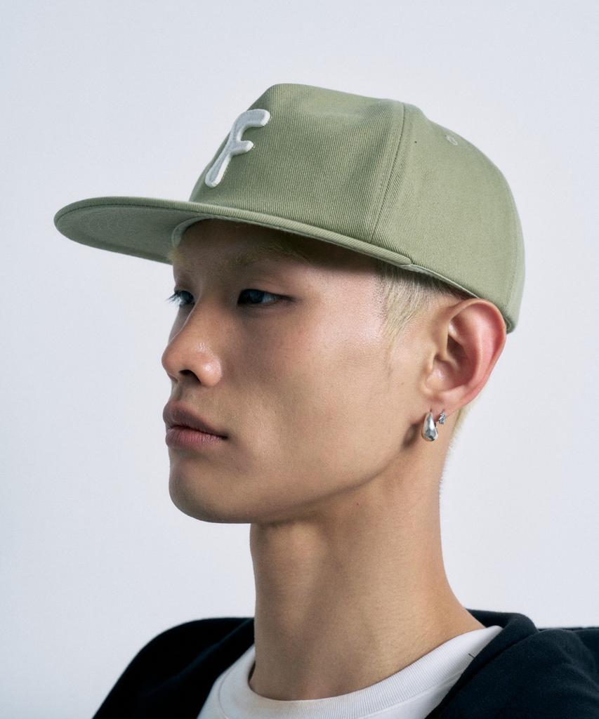 FERNOV F Applique 5-Panel Cap Green