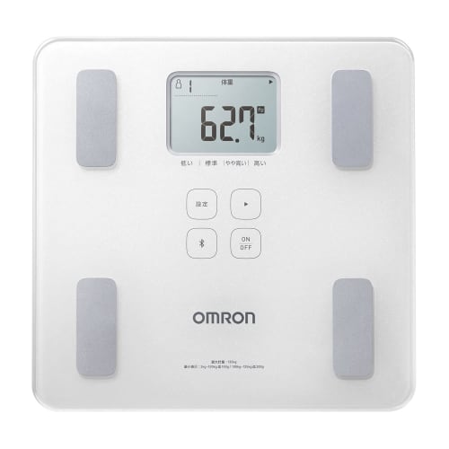 

Weight Body Composition Monitor Body Scan HBF-228T-SW Shiny White