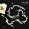 Christmas Vine & Branches: Champagne White & Gold Powder Tree Decor
