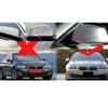For LHD BMW 5 Series F10 F11 2010-2013 Car Rearview Sticker Side Mirror Cover Wing Cap Exterior Door Case Trim Carbon Black