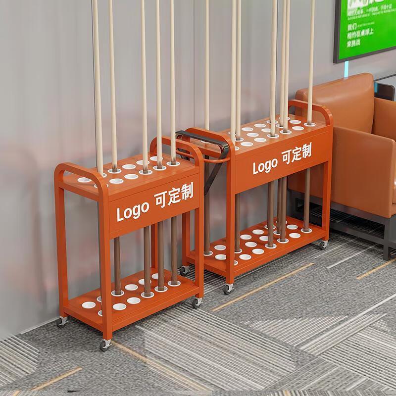 Metal Billiard Cue Storage Rack