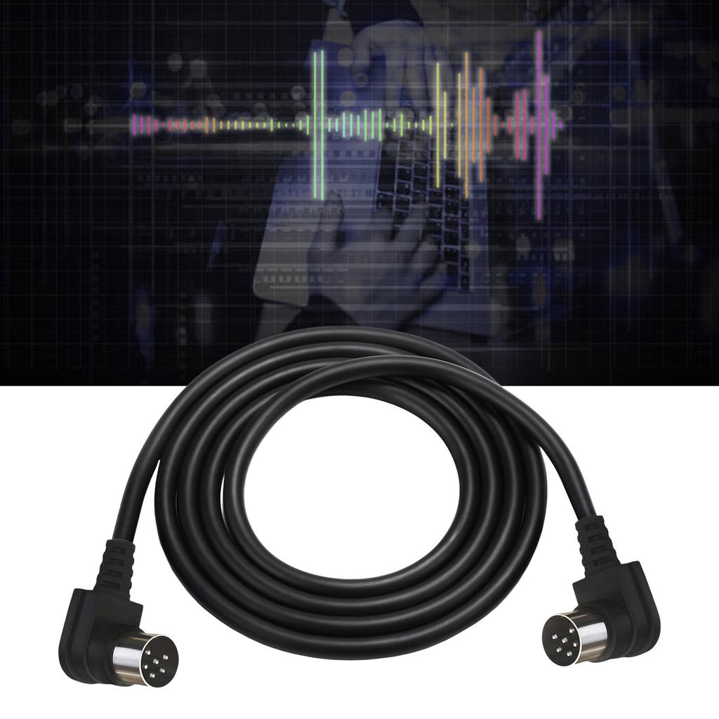 DIN 6Pin Cable Male To Male DIN Adapter Instrument Converter Adapter 6pin Sound Cord for Microphone Guitar
