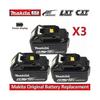 (6.0Ah 3 unid.)100% Makita 6ah Makita 18v Bateria Bl1830b Bl1850b Bl1850 Bl1840 Bl1860 Bl1815 Substituição de Bateria de Lítio-fj