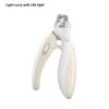 Pet Nail Clippers Dog Cat Nail Trimmer Labor-Saving Nail Clipper Convenient LED Electric Pet Nail Cutter Pet Supplies