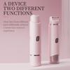 Electric Double-Head Hair Remover & Shaver for Women - Intimate, Underarm, and Full Body Trimmer