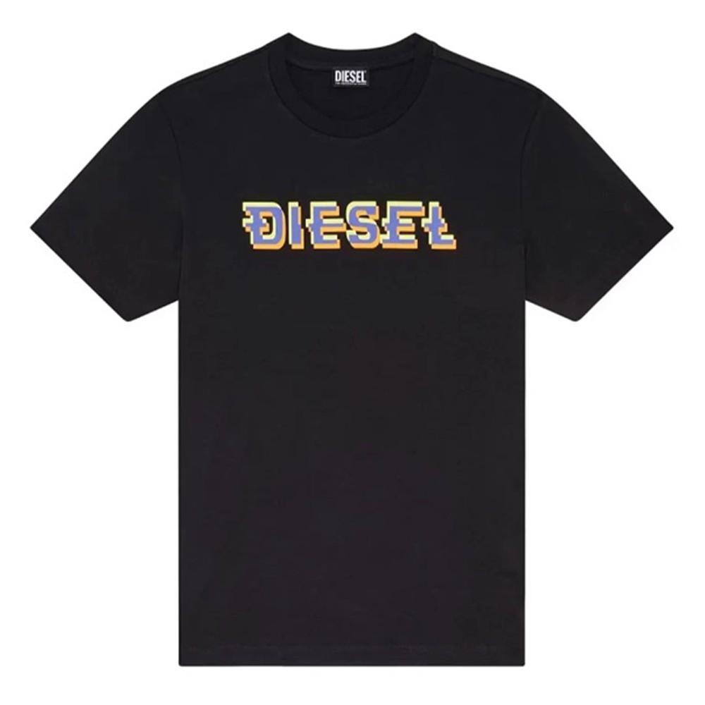 Diesel Unisex Adult Pixel Logo T-Shirt