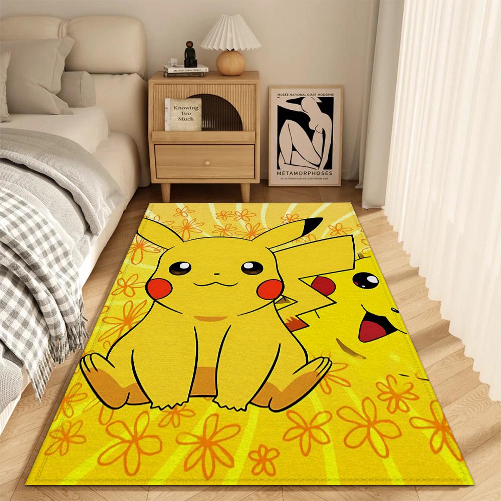 

Модный коврик для прихожей Гостиная P-Pokemon Ковры Декор P-Pikachu Моющийся Нескользящий Кухонный коврик Спальня Ковер Новые коврики для ванной 40x60cm