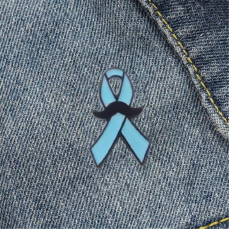 Blue Ribbon Pin Brooch Friendly Design For Hats Bags Formal Wear