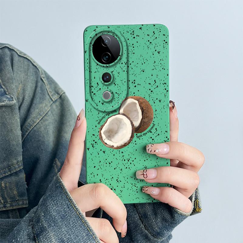 Case for Vivo V40 Pro 5G Matte Soft Silicone Cute Astronaut Protection Bumper Shells for Vivo V40 V 40Pro V 40 5G Phone Covers