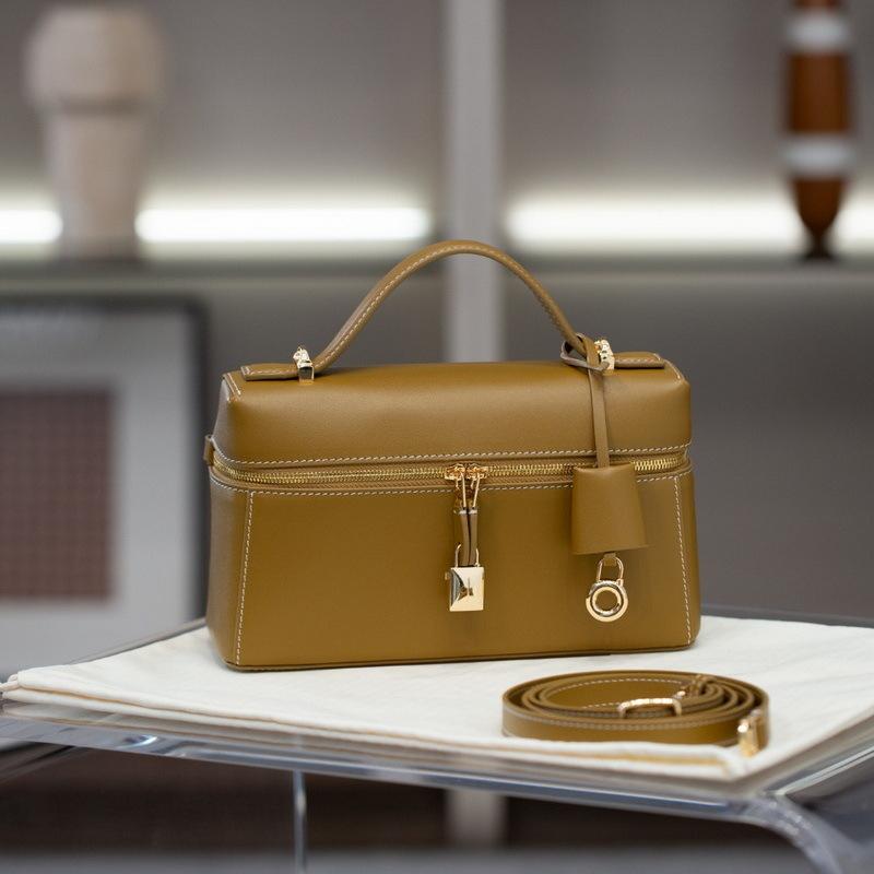 

2025 Нова Жіноча Сумка з Натуральної Шкіри Шкіра Шини 23 Сумка для Ланч-Боксу Міні Маленька Квадратна Сумка Ручна Одноплечова Діагональна Сумка Крос-боді 23x13x8cm