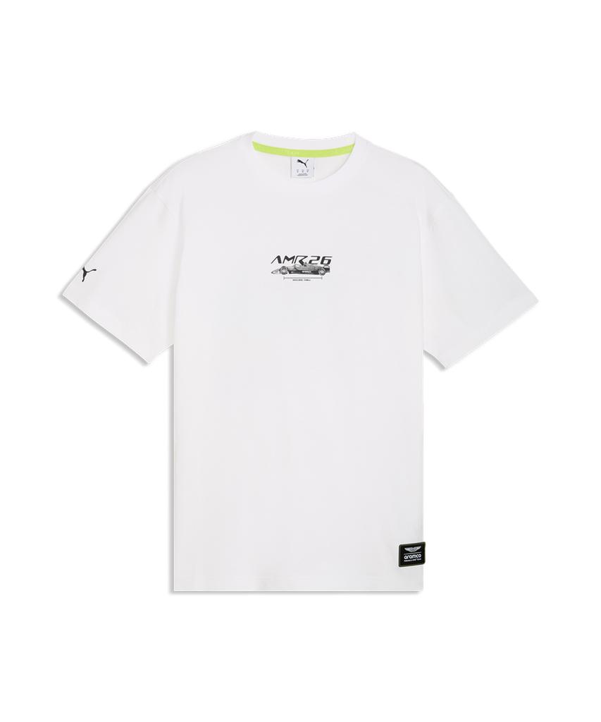 PUMA Amf1 Graphic Tee 2 (Regular) - White / 635388-02