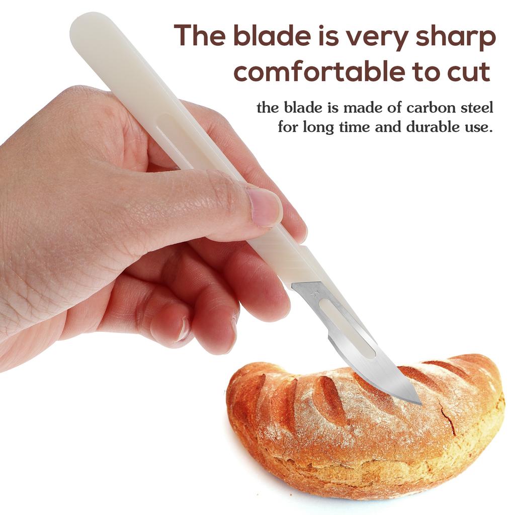 3 Pcs Bakery Contouring Knife Dough Trimming Tools Bread Baking Shaping Scraper Kitchen Supplies