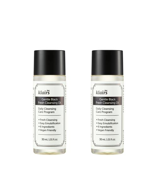 [2 Pack] Gentle Black Fresh Cleansing Oil 30ml + Gentle Black Fresh Cleansing Oil 30ml
