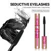 Silk Fiber Matte Mascara Makeup Ultra-Fine Brush Lengthens Eyelashes Waterproof Fast Dry Black Curling Mascara Comestic