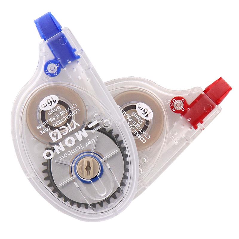Tombow MONO Correction Tape CT-YTC6 CT-YTC5 5mm*16m 6mm*16mEasy To Use Applicator for Instant Corrections 16m Large Capacity