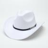 European and American Western Cowboy Hat Big Edge Woolen Punk Style Knight Hat Felt Hat Jazz Hat Top Hat