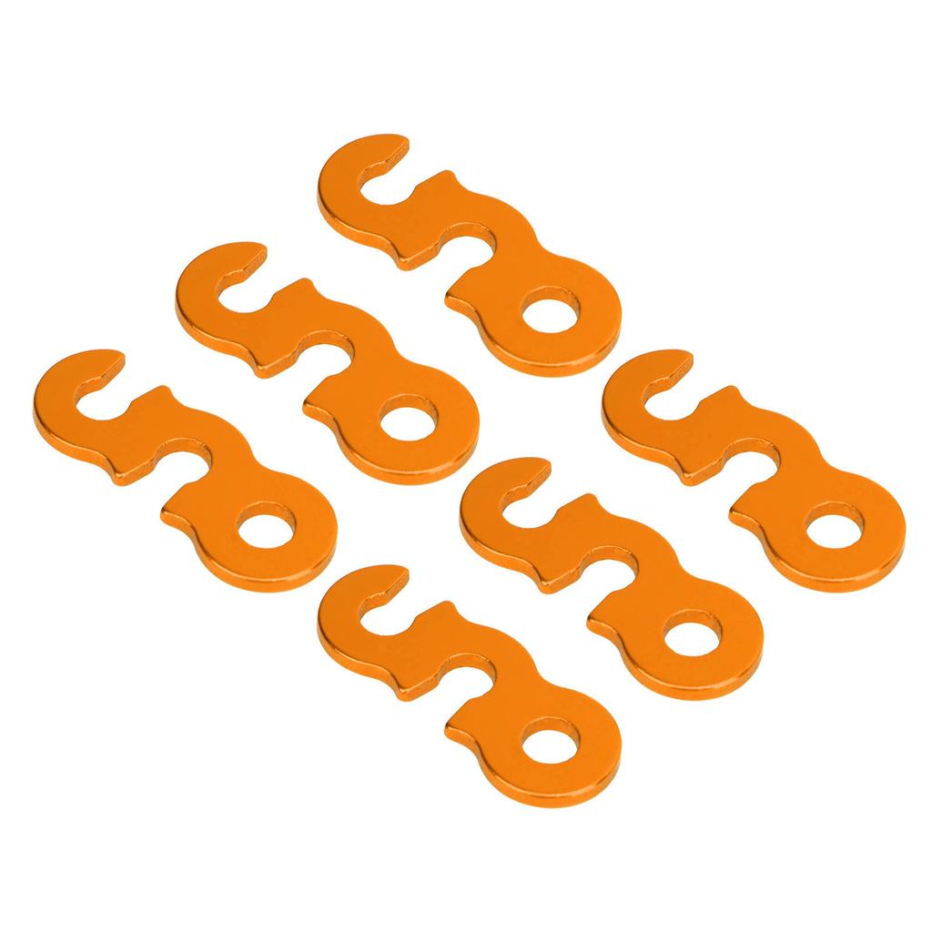 10PCS Rope Tensioner Cord Adjuster Aluminium Alloy Easy Operation Stable Fixation Camping Accessory