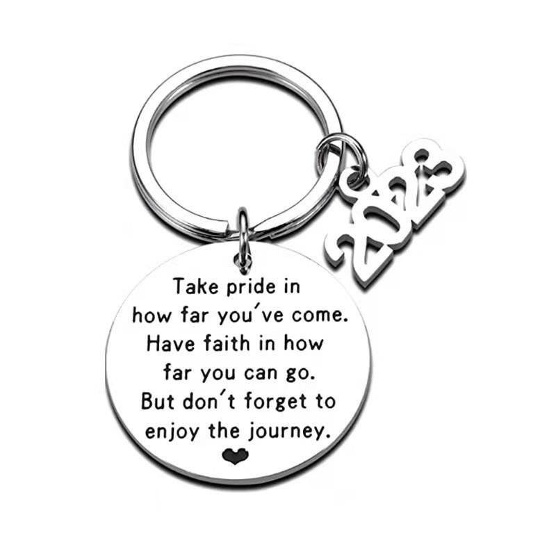 

Универсальная гордость брелок из нержавеющей стали подарок для выпускников, на дни рождения и особые события ML0852