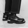 Fashion High Top Men's Leather Shoes Luxury Designer Classic Style Fashion Party Outdoor Street Thick Soled Autumn and Winter Boots