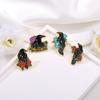 1PC Bird Brooch Unisex Simulation Animal Badge Accessories Clothing Bags Buckle Pins