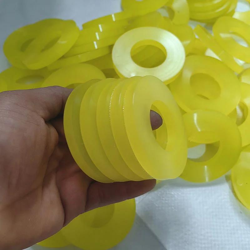 1/2pcs Silencer Pad Rubber Bushing Dampers Universal Front Strut Tower Mount Suspension Shock-Absorbing Bearing Washer Over Bump