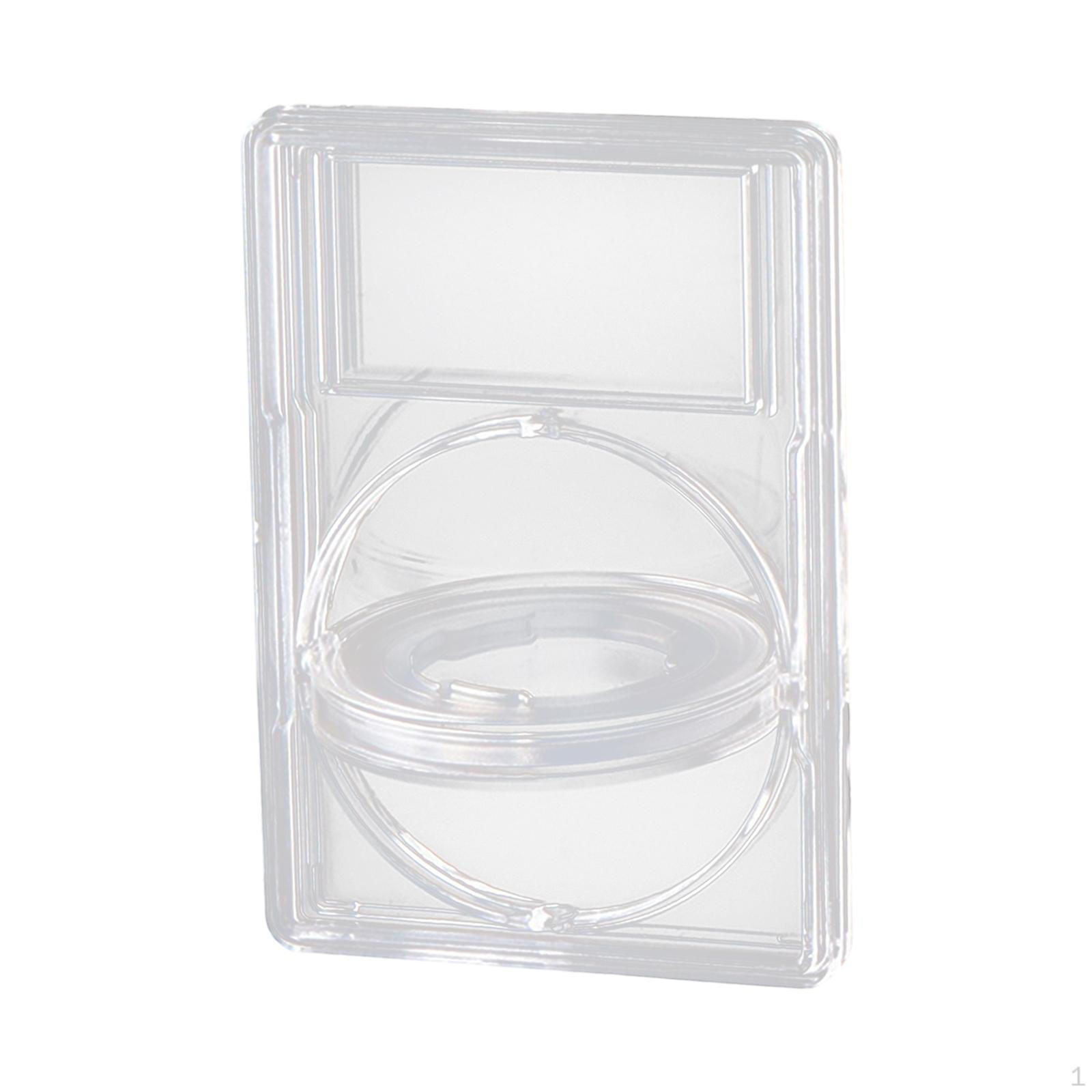 

Коробка для монет в капсулах, портативный коллекционер 14 мм ~ 40 мм, вращающийся дисплей для хранения монет